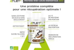 Atlet Protéines / Récupération^Protéine Whey Énergétique - Cacao