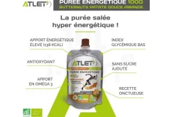 Atlet Gels^Purée énergétique Bio - Butternut-Patate Douce-Amande