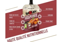 Baouw Gels^Purée nutritionnelle bio - Patate douce - Carotte - Poivre Timut