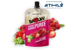 Baouw Gels^Purée nutritionnelle bio - Framboise - Fraise - Basilic