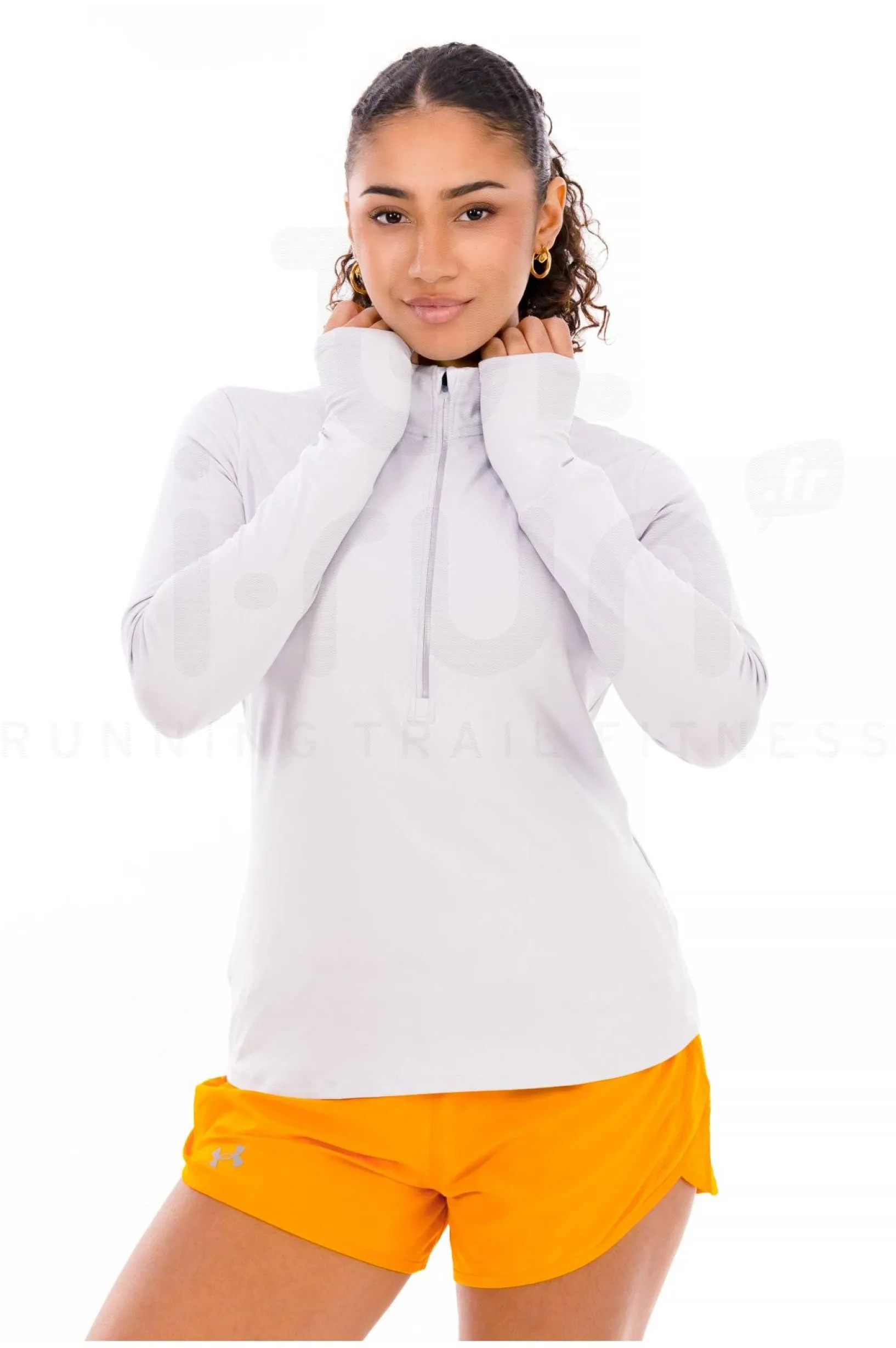 Femme Under Armour Manches Longues^Qualifier Run femme