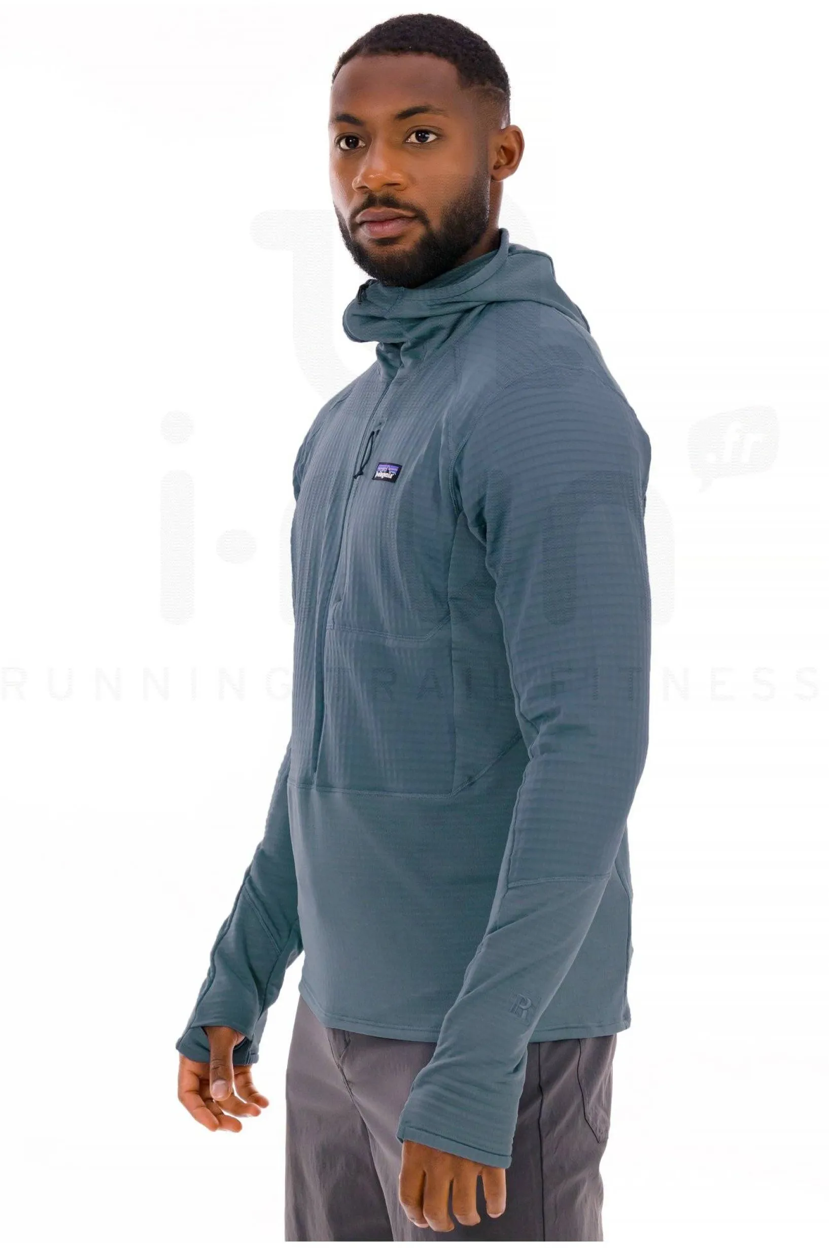 Homme Patagonia Manches Longues^R1 Fleece Hoody