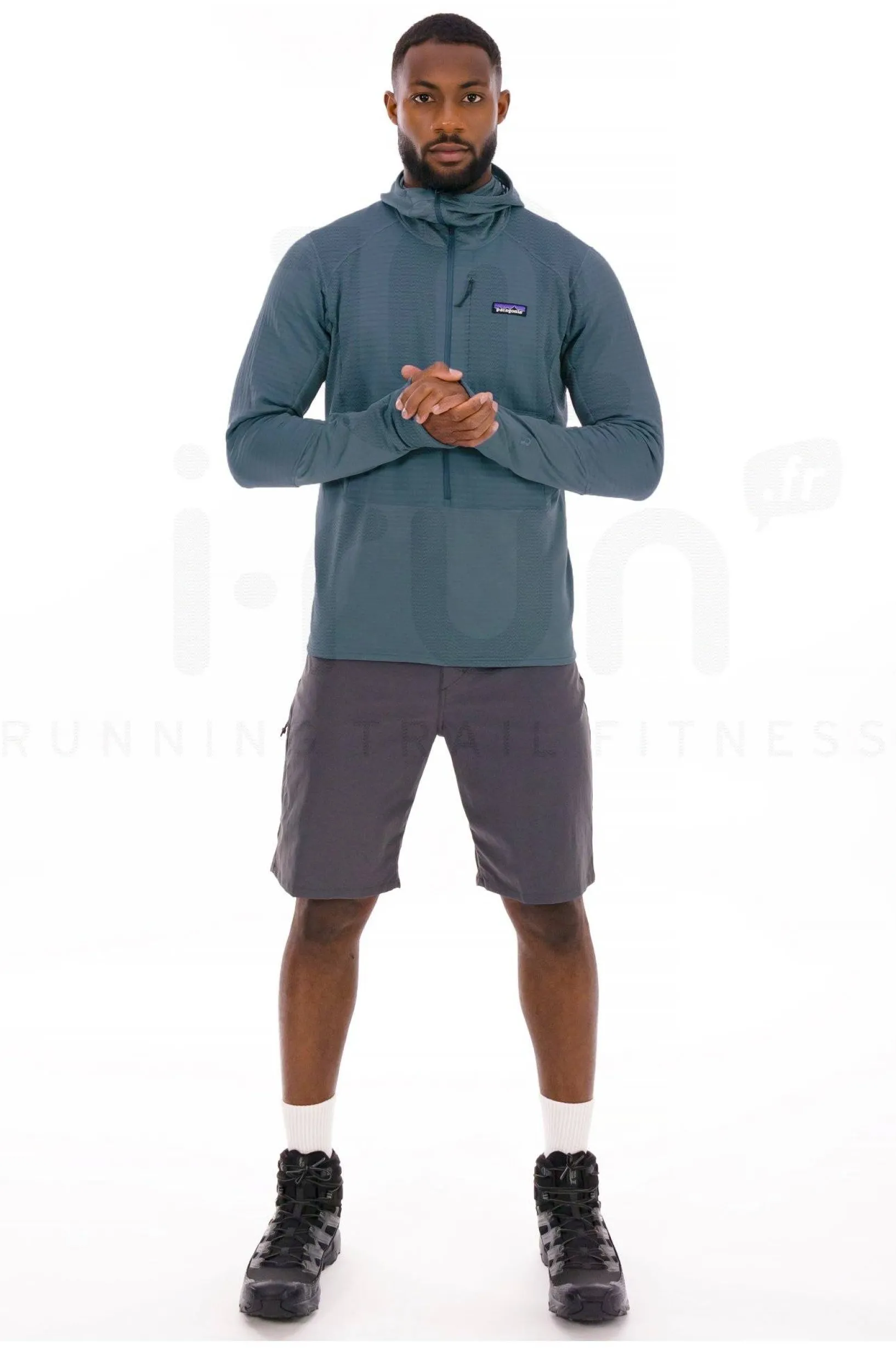 Homme Patagonia Manches Longues^R1 Fleece Hoody