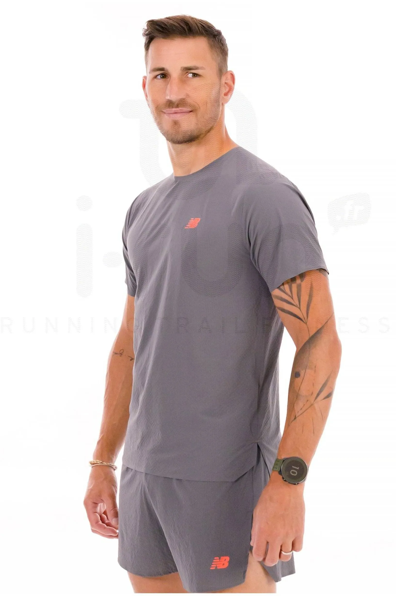 Homme New Balance Manches Courtes^Race Day Ultra Light