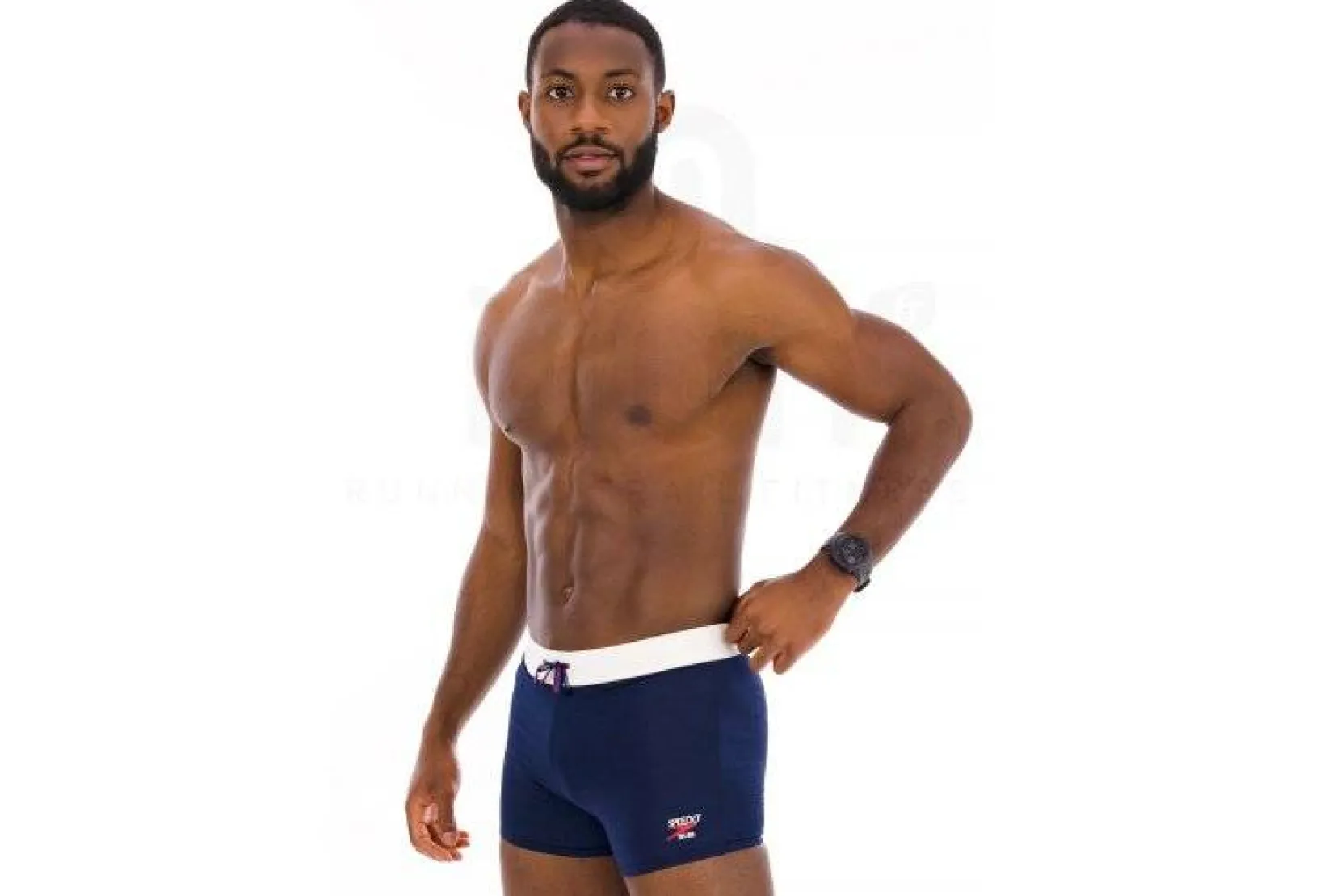 Homme Speedo Natation^Retro Solid Square