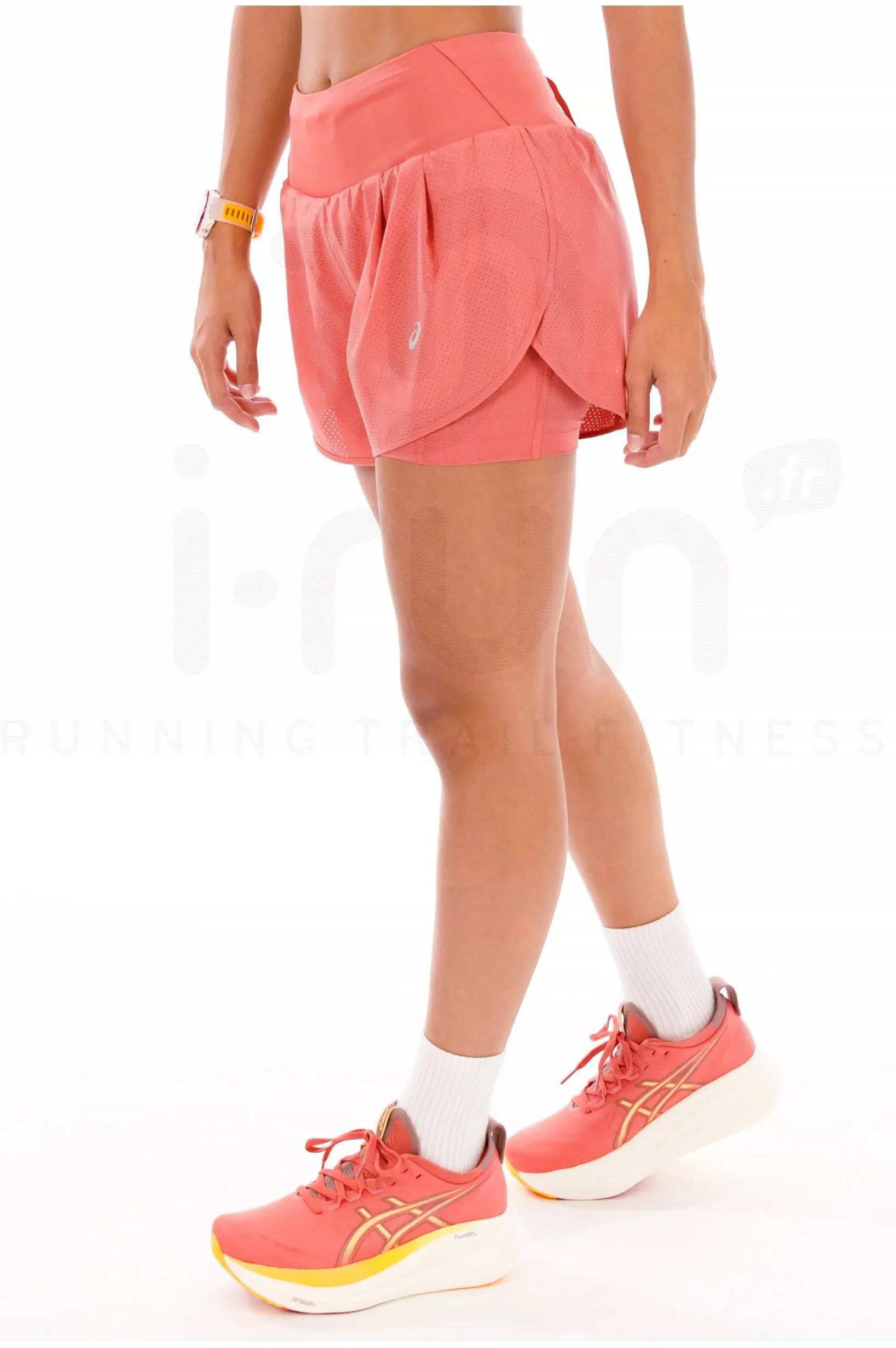 Femme Asics Shorts / Cuissards / Jupes^Road 2 en 1 femme