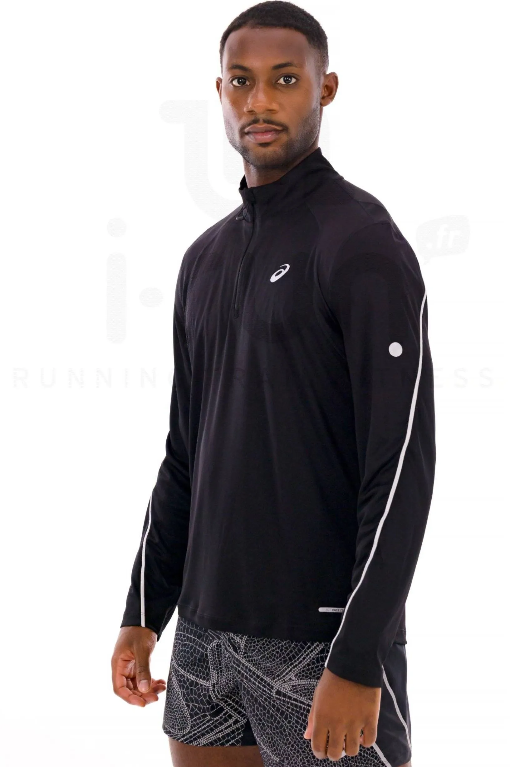 Homme Asics Manches Longues^Road Lite-Show 1/2 Zip