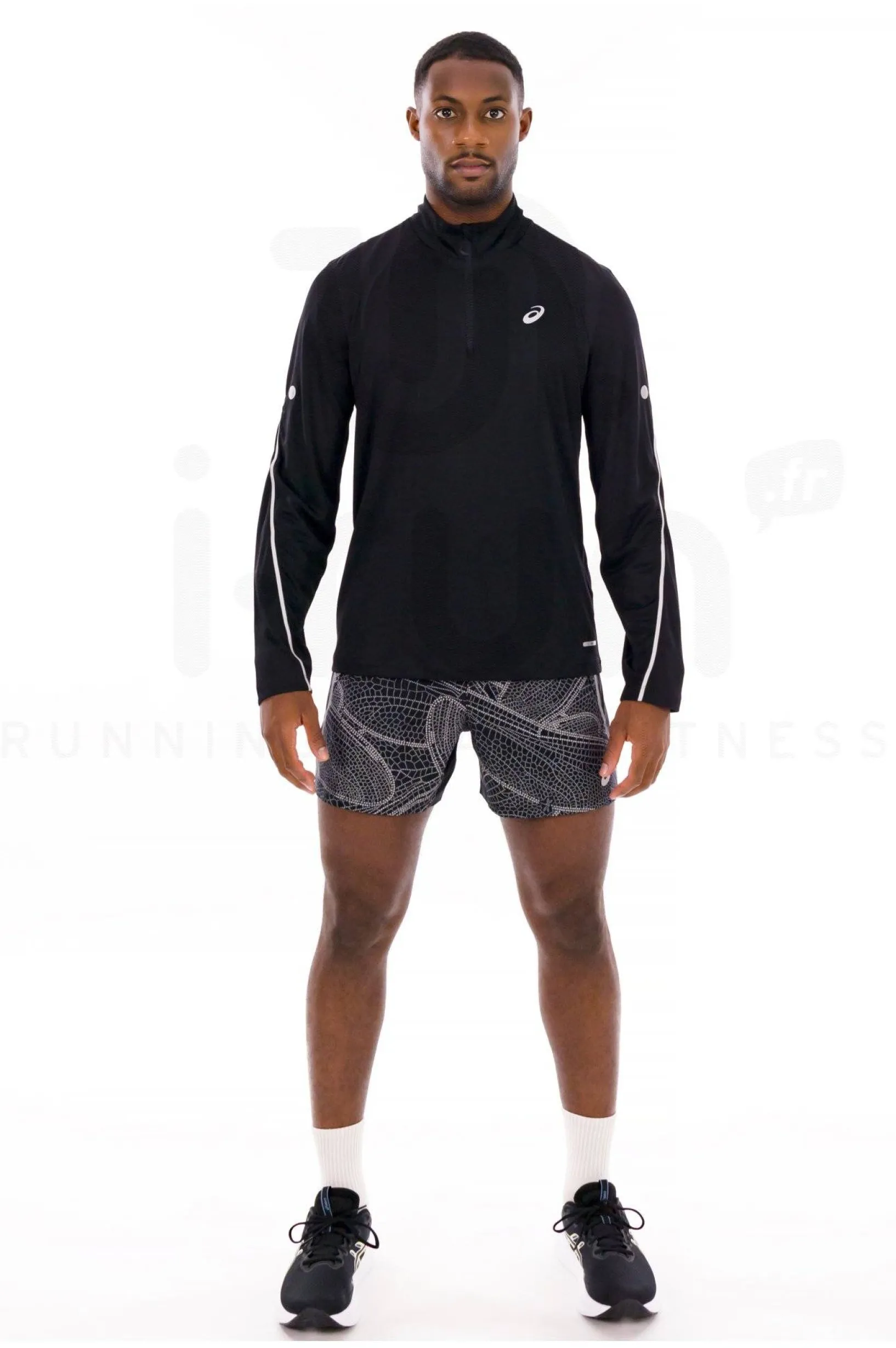 Homme Asics Manches Longues^Road Lite-Show 1/2 Zip