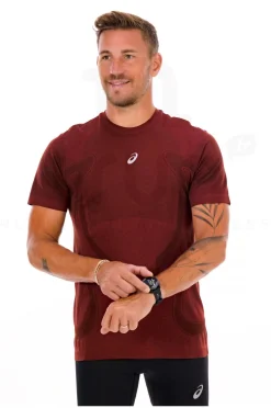 Homme Asics Manches Courtes^Road Seamless