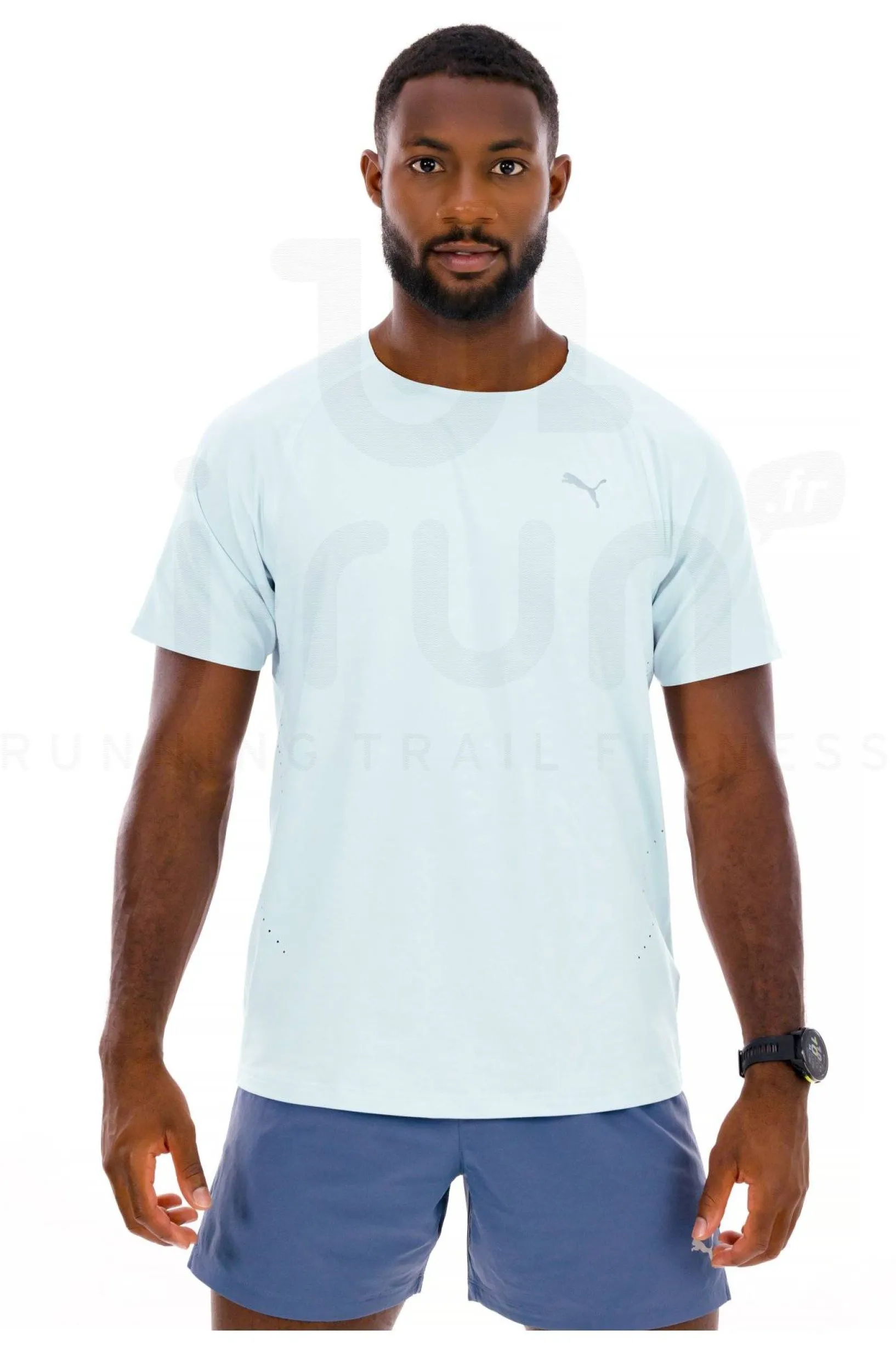 Homme Puma Manches Courtes^Run CloudSpun Thermoadapt