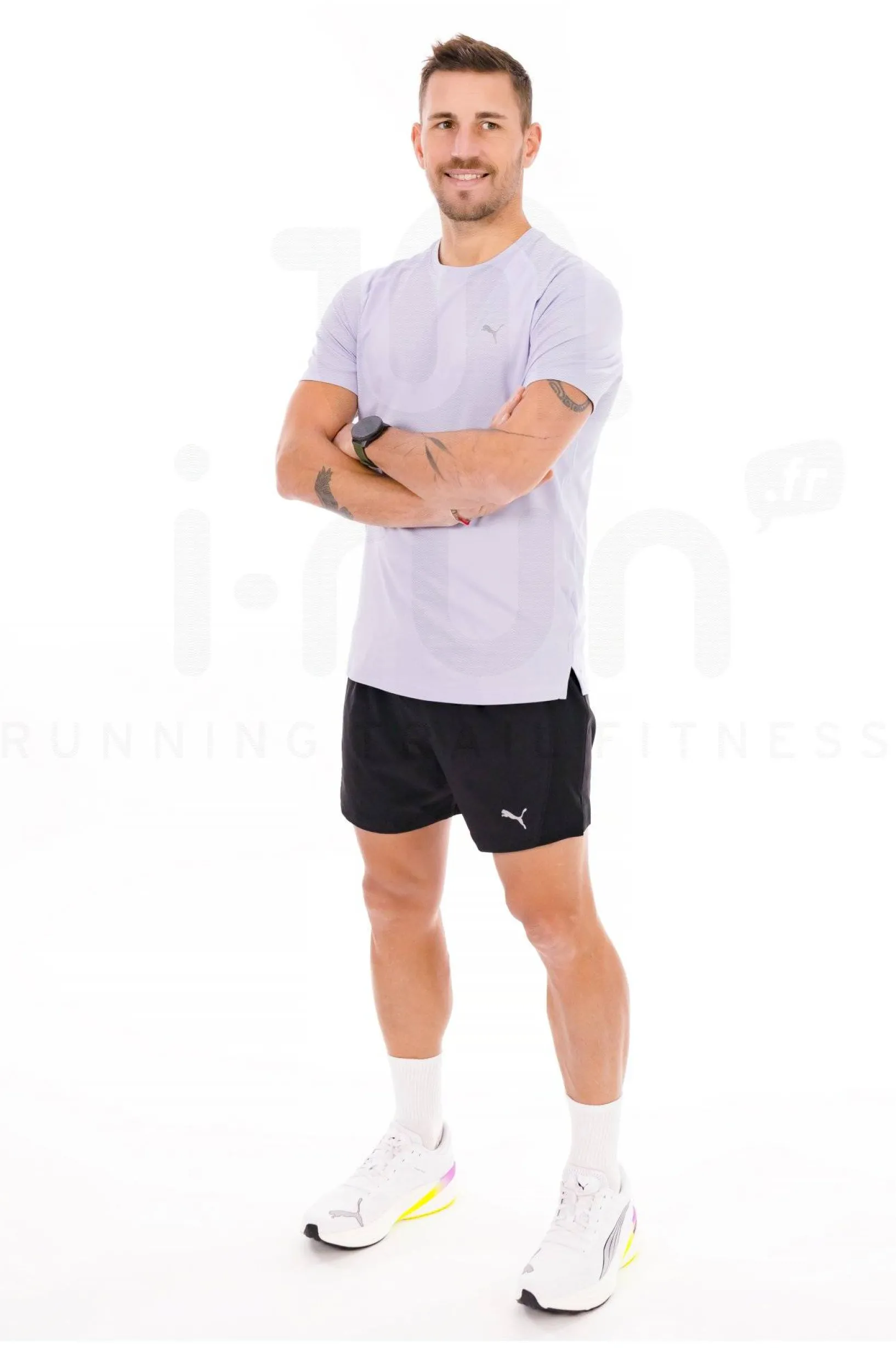 Homme Puma Manches Courtes^Run Graphic