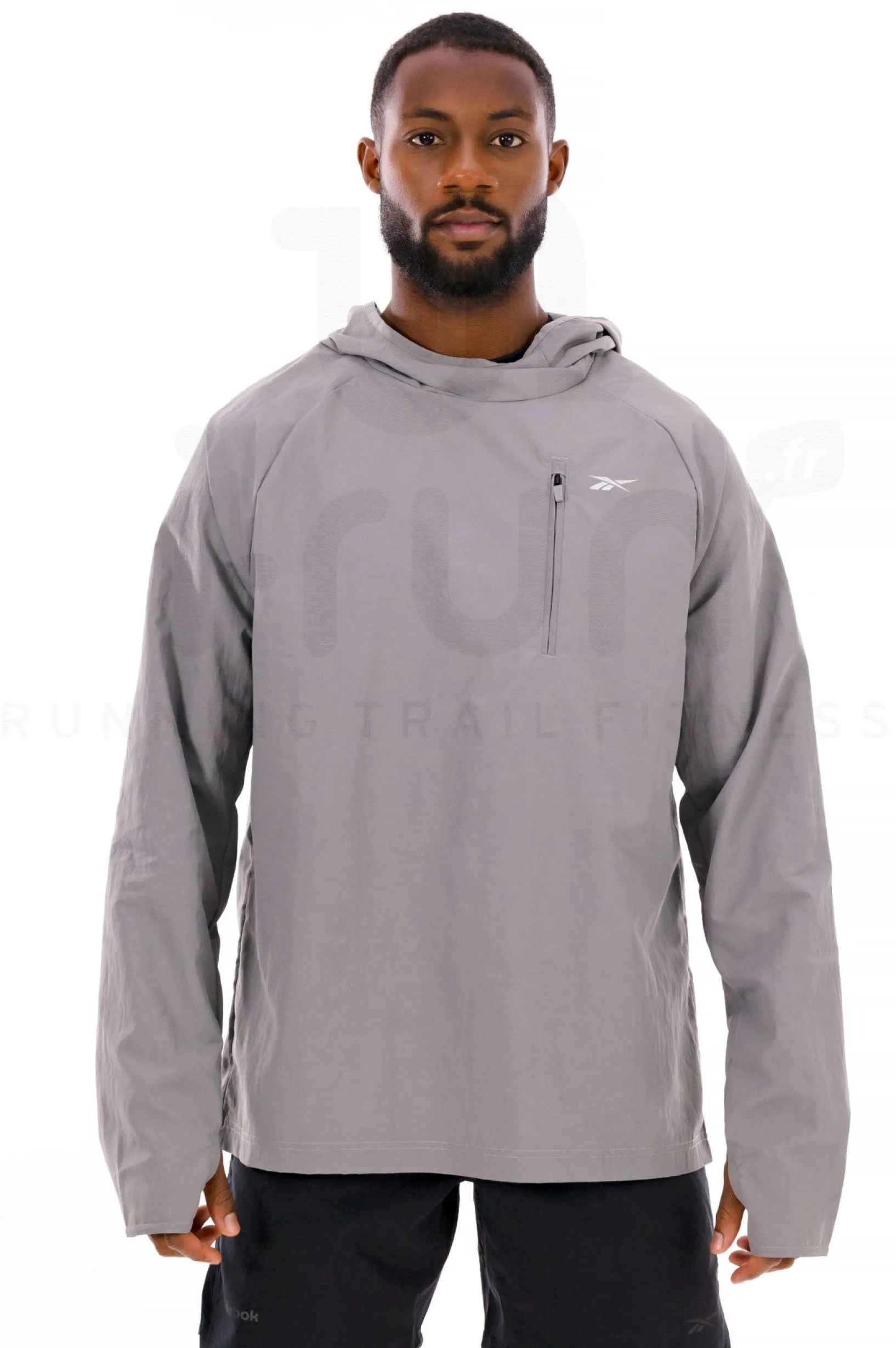 Homme Reebok Vestes & Coupe Vent^Run Raglan OH LS