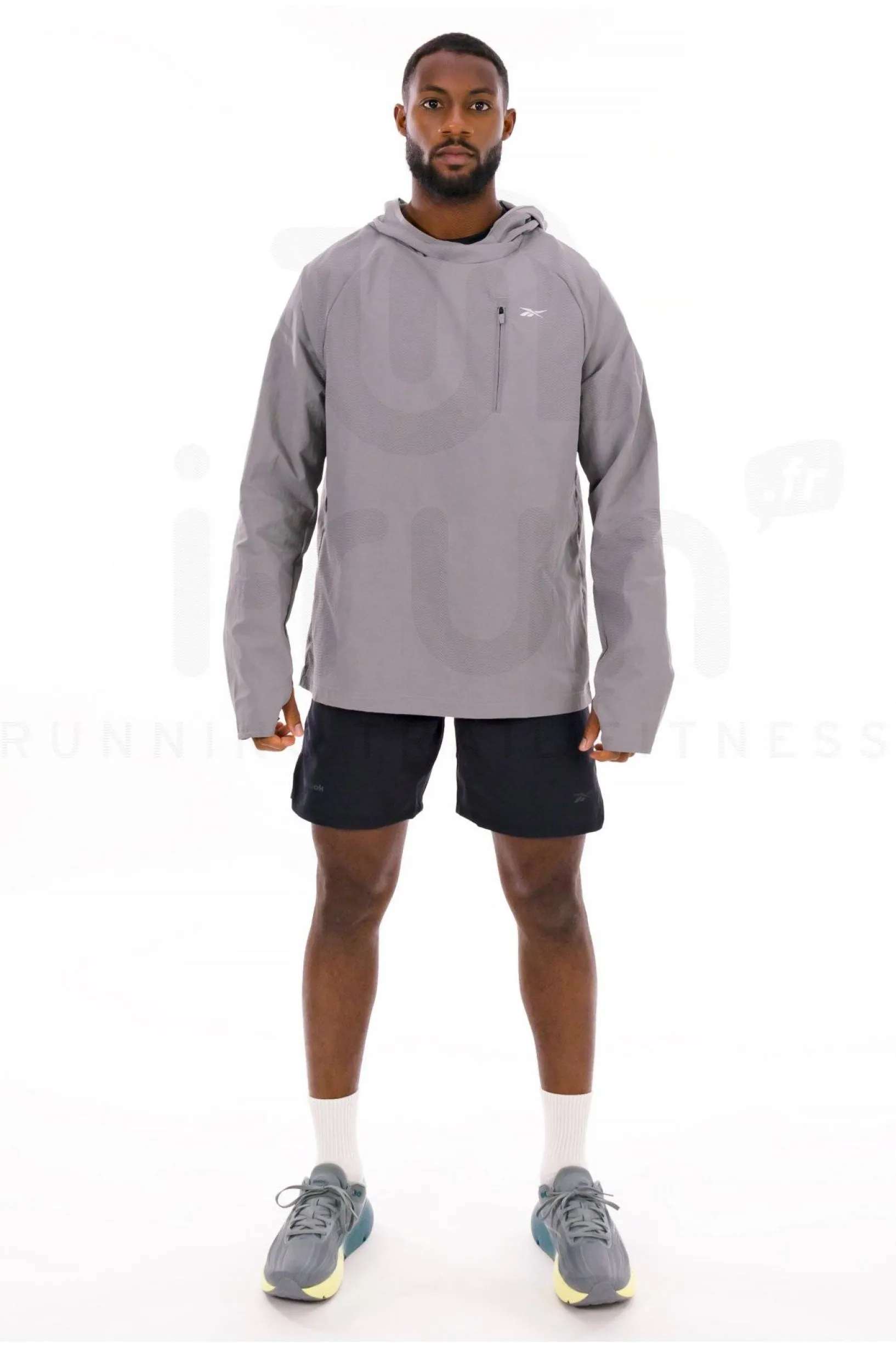 Homme Reebok Vestes & Coupe Vent^Run Raglan OH LS