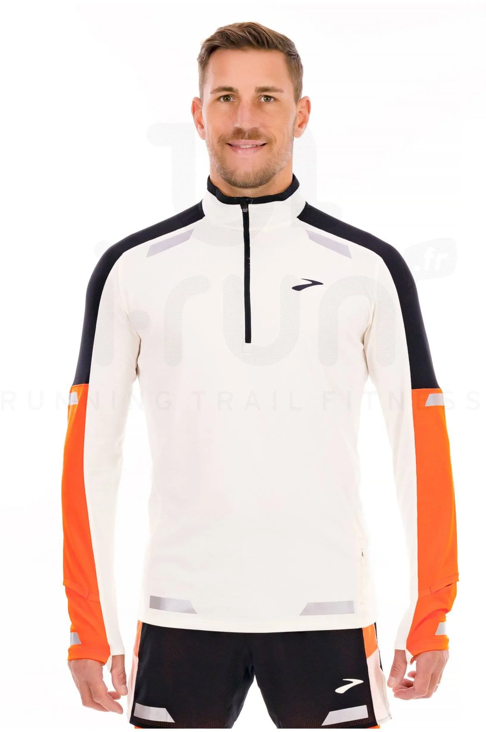 Homme Brooks Manches Longues^Run Visible 2.0