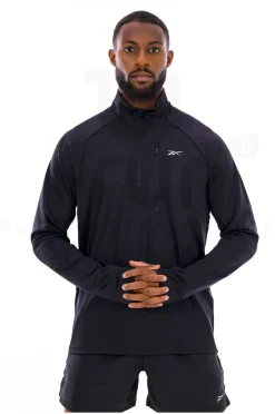 Homme Reebok Manches Longues^Running 1/4 Zip Raglan