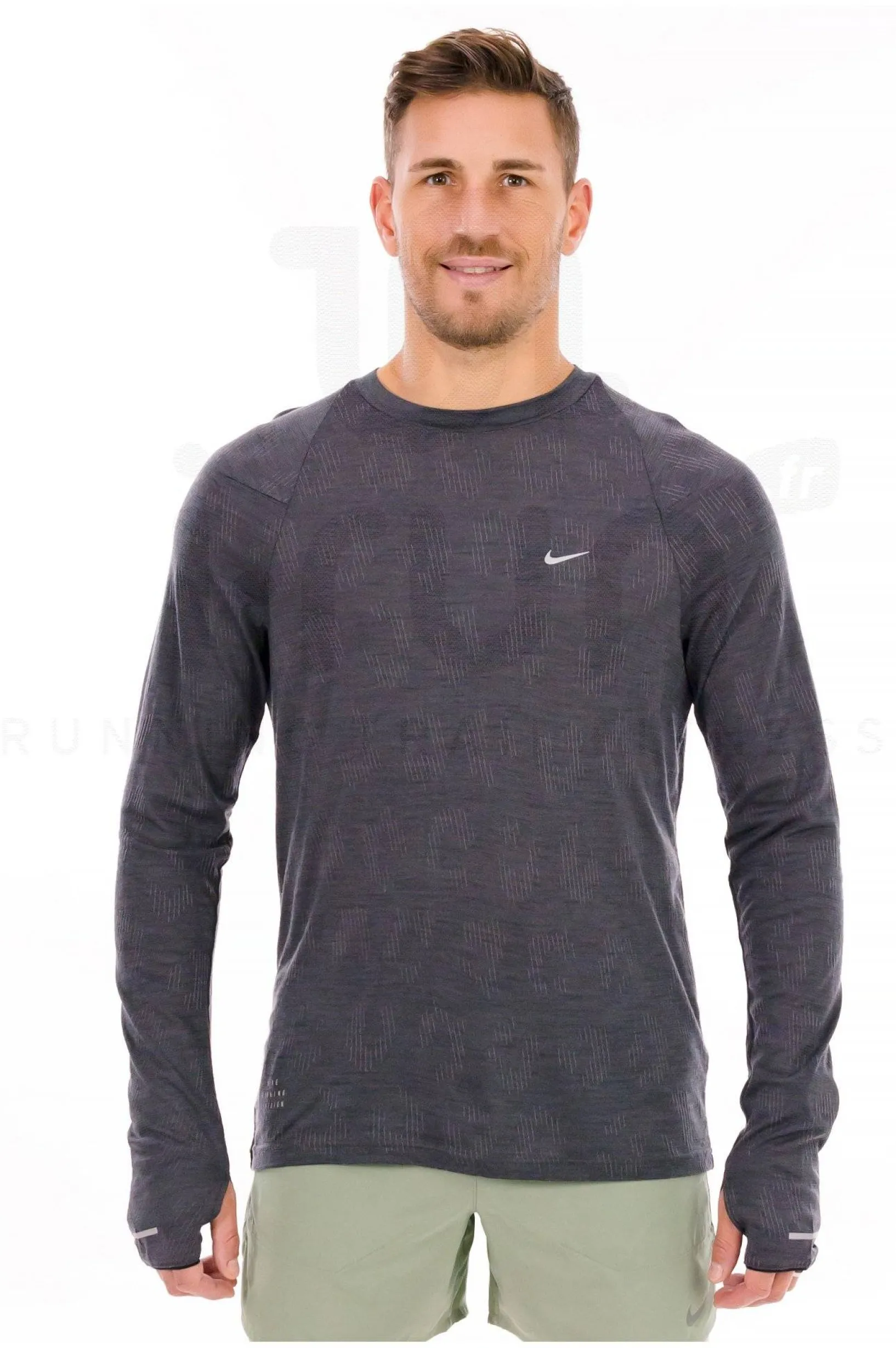 Homme Nike Manches Longues^Running Division