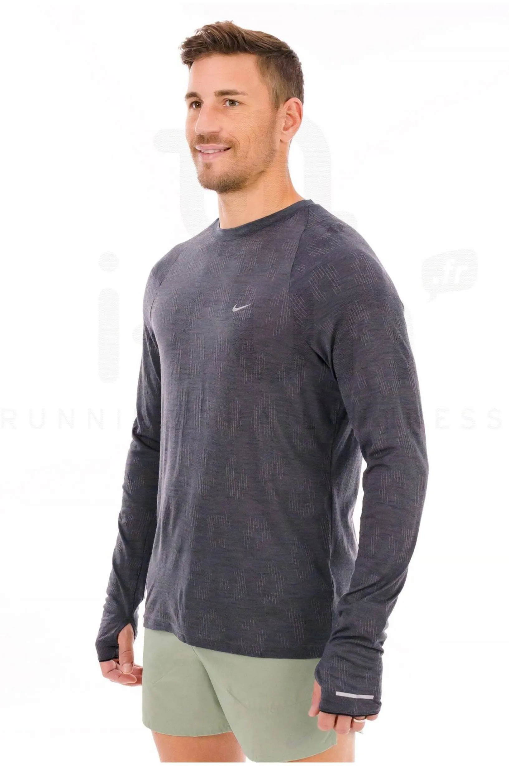 Homme Nike Manches Longues^Running Division