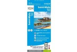 Carte IGN Cartes^Saint-Malo 1116ET