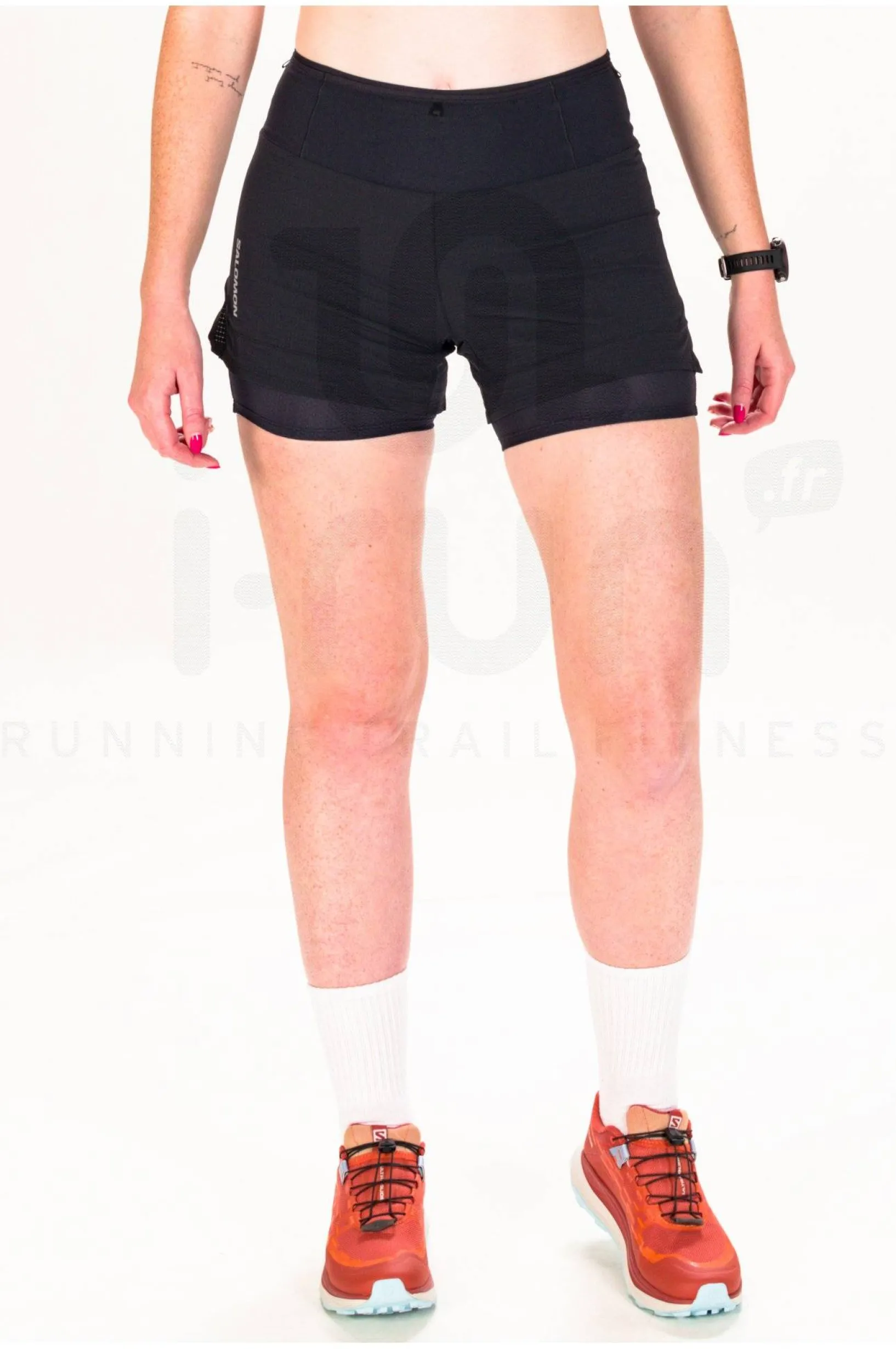 Femme Salomon Shorts / Cuissards / Jupes^Sense Aero 2 en 1 W femme
