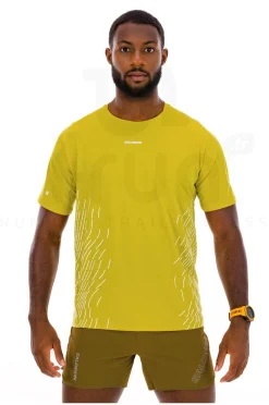 Homme Salomon Manches Courtes^Sense Aero GFX