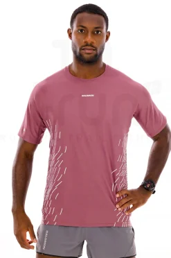 Homme Salomon Manches Courtes^Sense Aero GFX