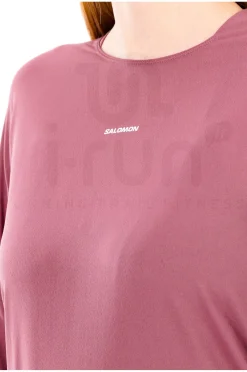 Femme Salomon Manches Longues^Sense Aero GFX femme