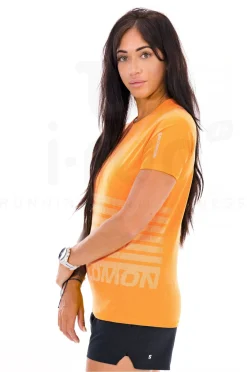 Femme Salomon Manches Courtes^Sense Aero GFX femme