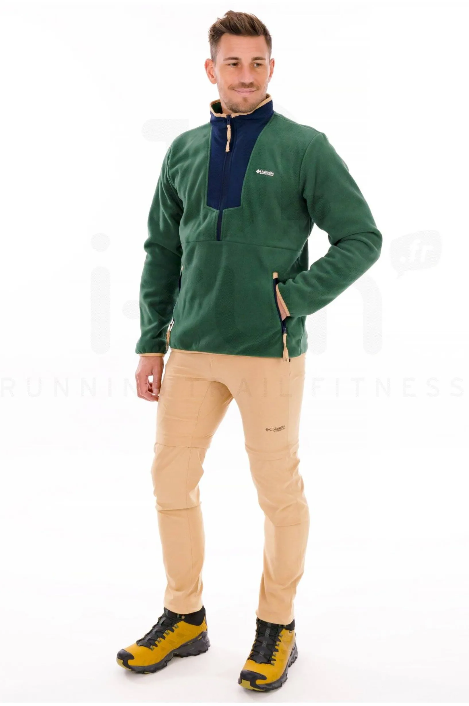Homme Columbia Polaires^Sequoia Grove 1/2 zip Fleece