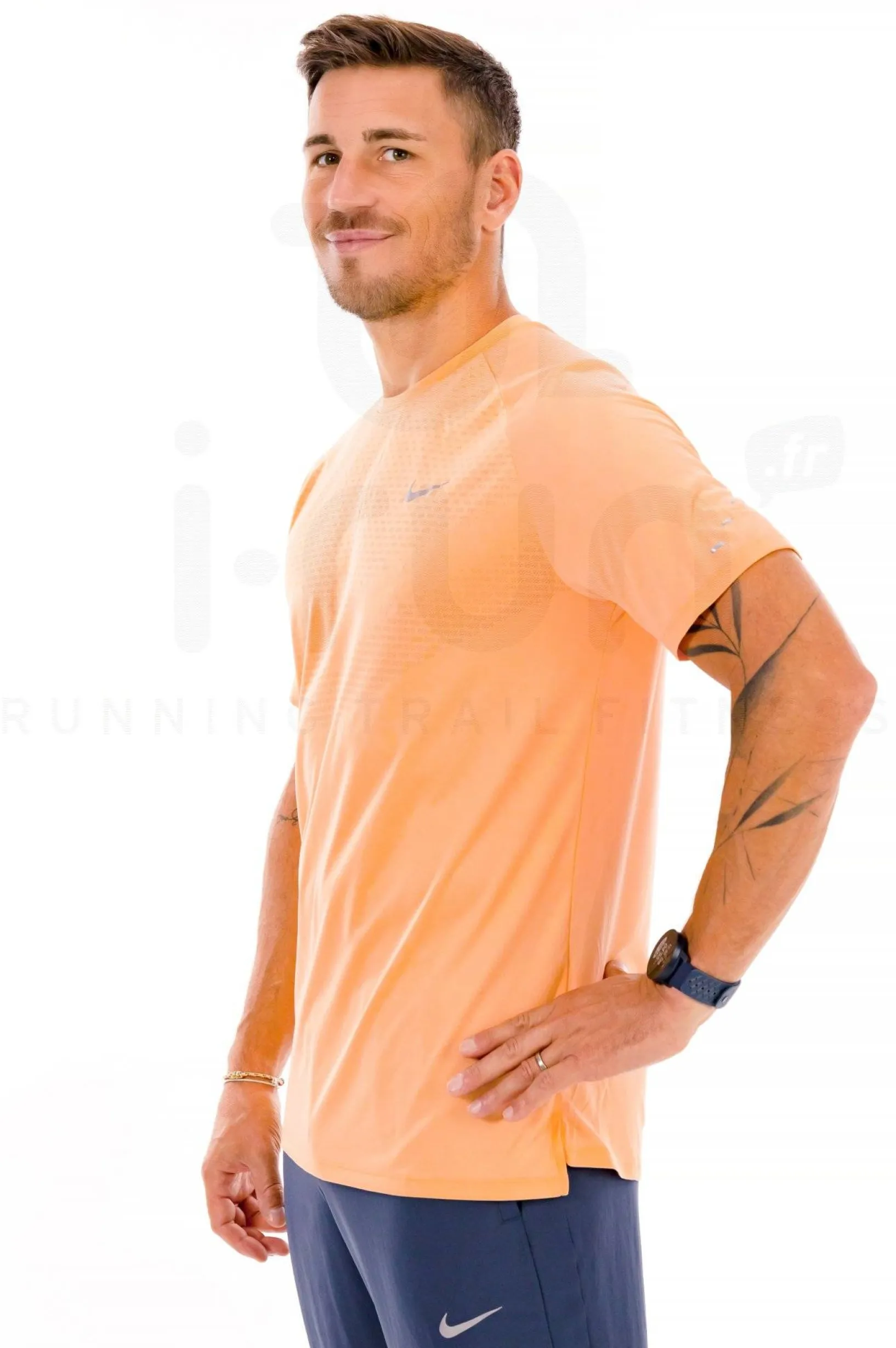 Homme Nike Manches Courtes^Stride