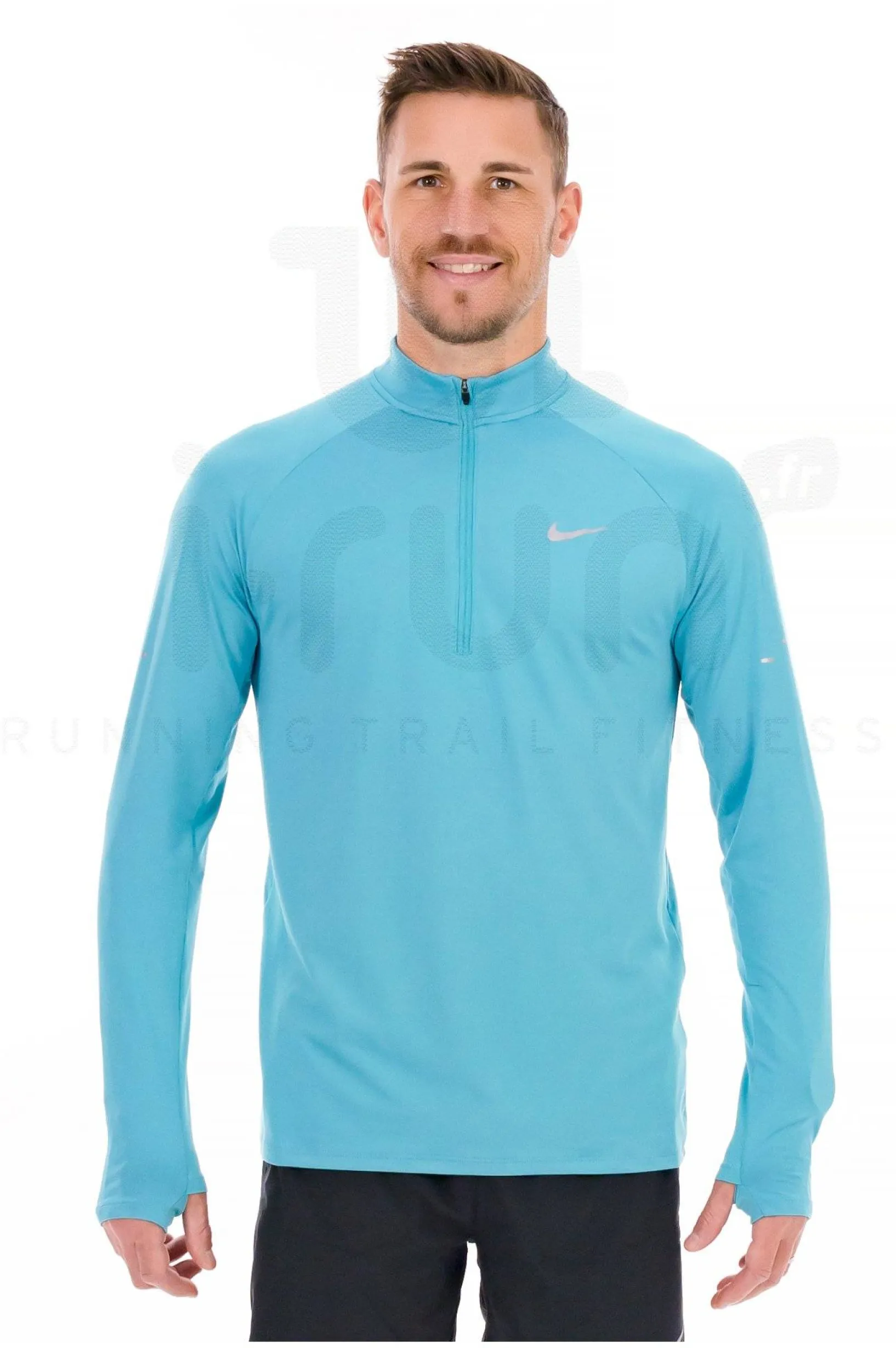 Homme Nike Manches Longues^Stride 1/4 Zip