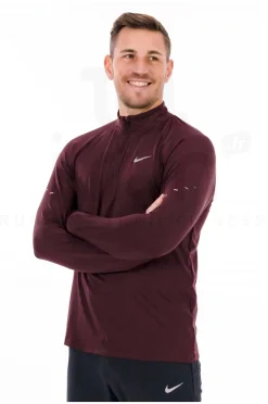 Homme Nike Manches Longues^Stride 1/4 Zip