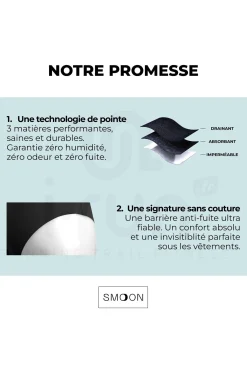 Femme Smoon Sous-Vêtements^String menstruel - Flux léger femme