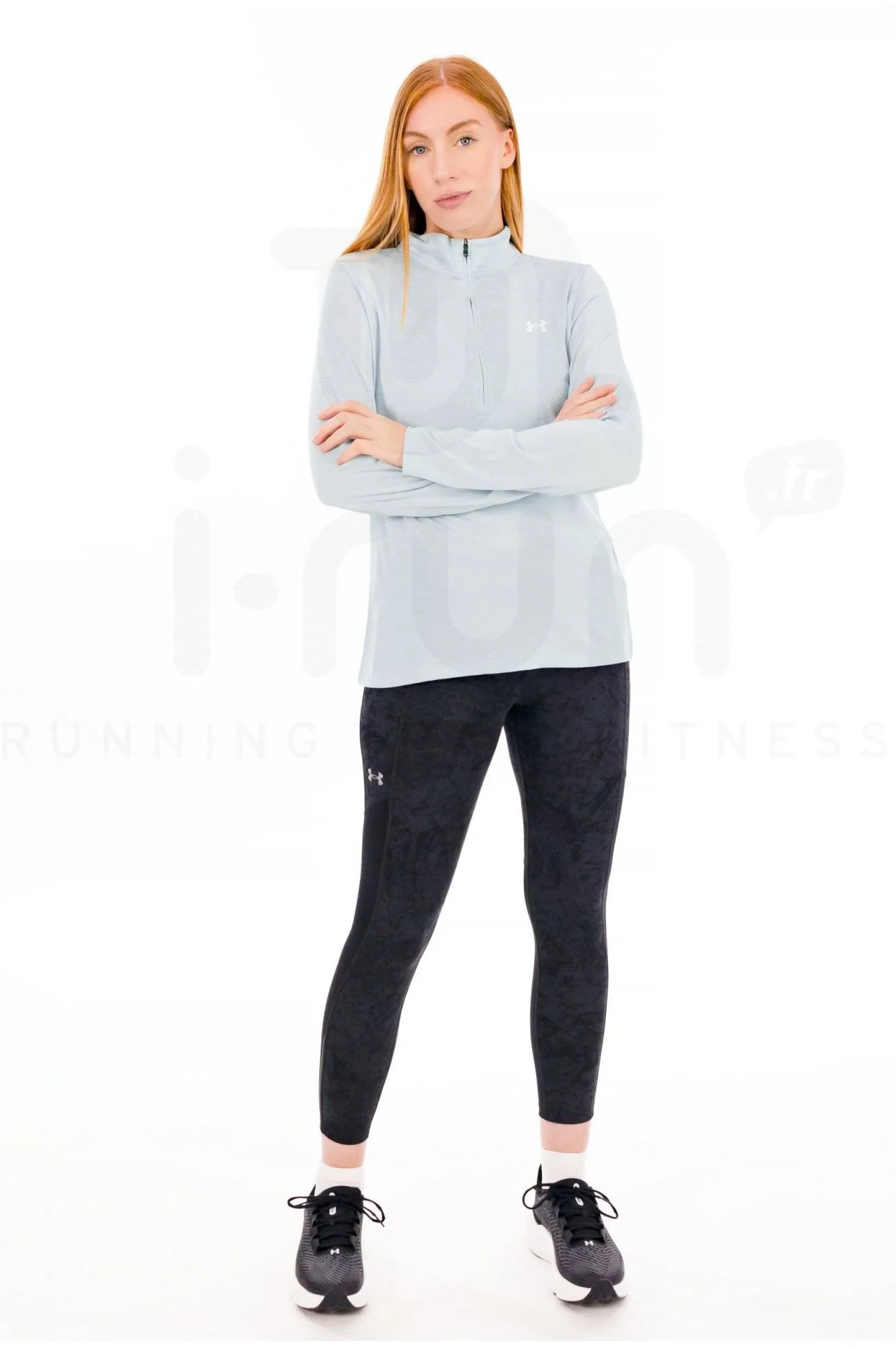 Femme Under Armour Manches Longues^Tech 1/2 Zip femme