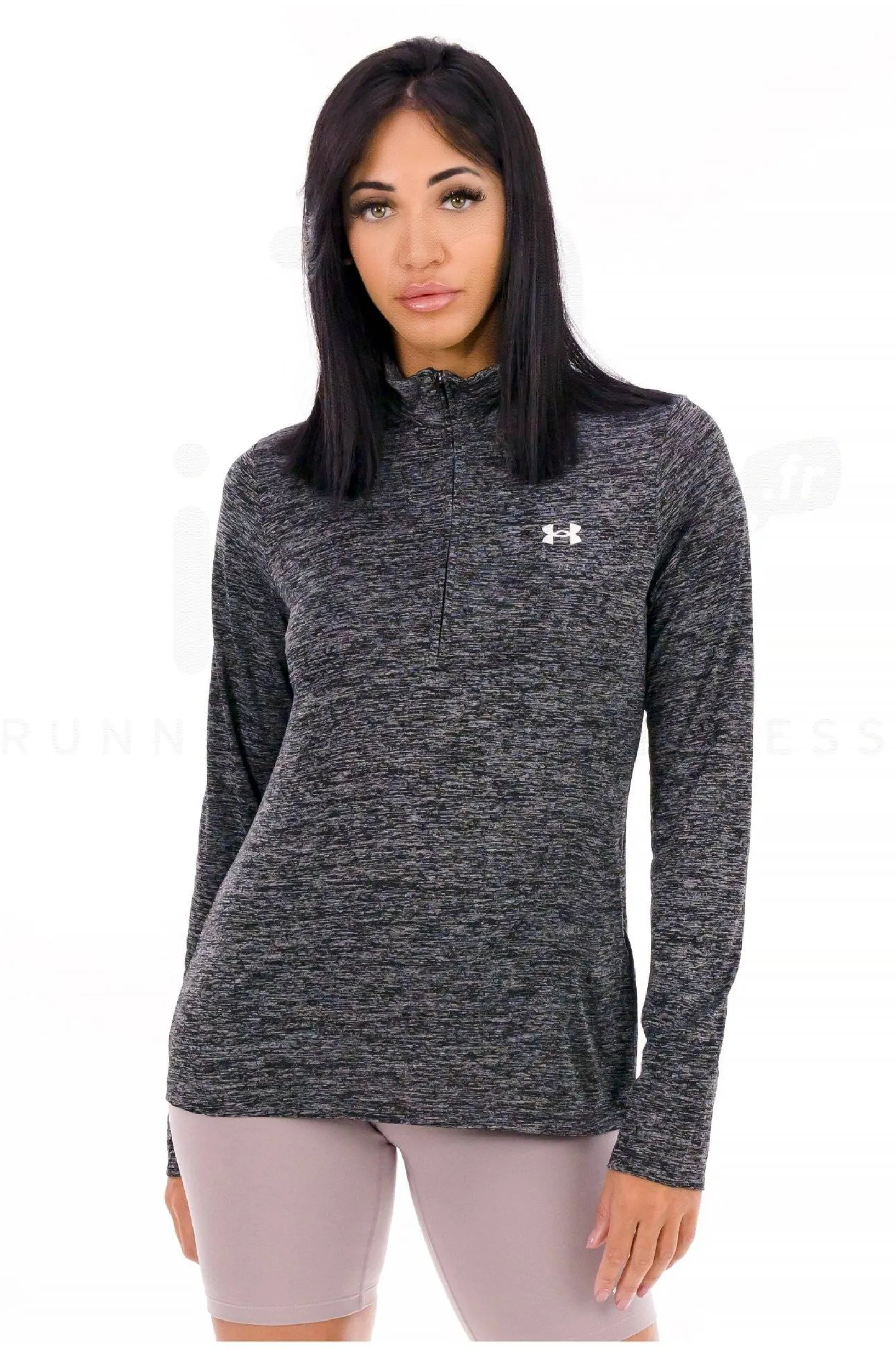 Femme Under Armour Manches Longues^Tech 1/2 Zip femme