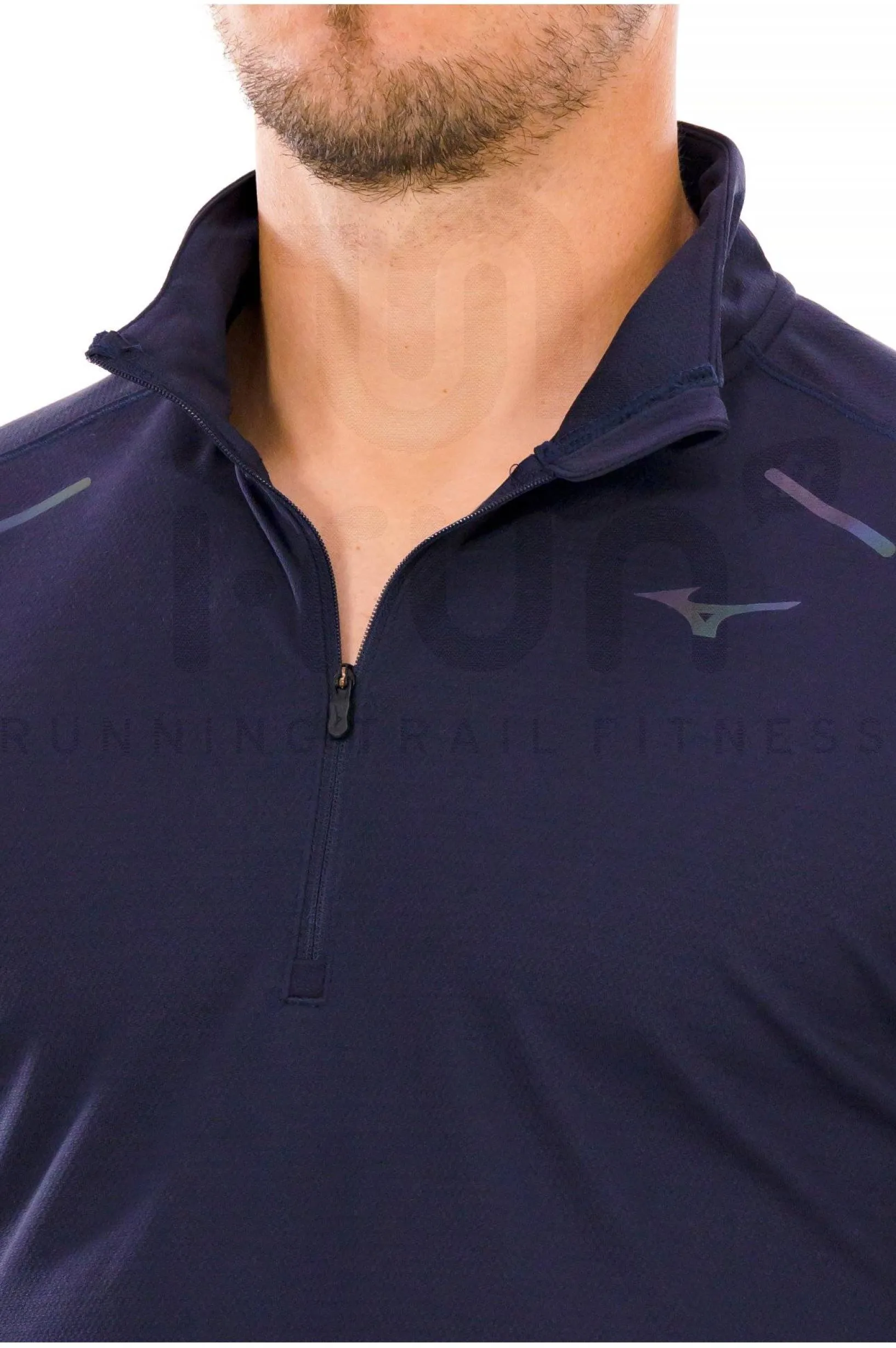 Homme Mizuno Manches Longues^Tech Thermal Charge 1/2 Zip