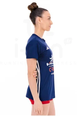 Femme adidas Équipe De France^Tee Champ France Cross femme