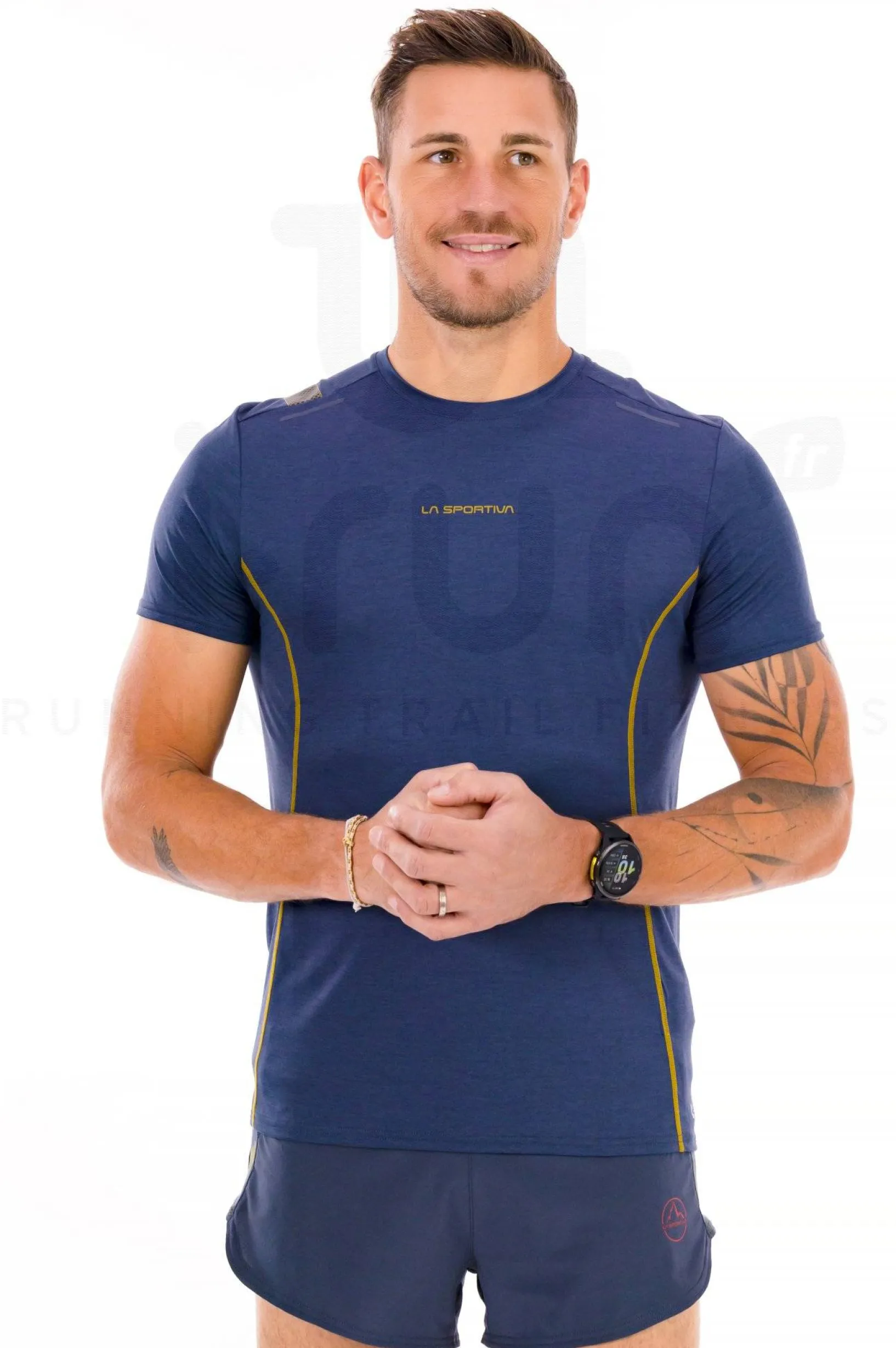 Homme La Sportiva Manches Courtes^Tracer