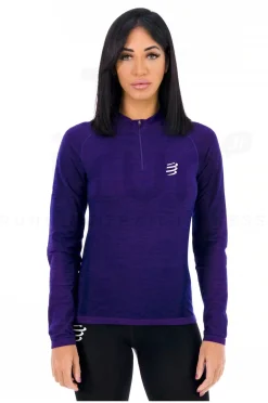 Femme Compressport Manches Longues^Trail femme