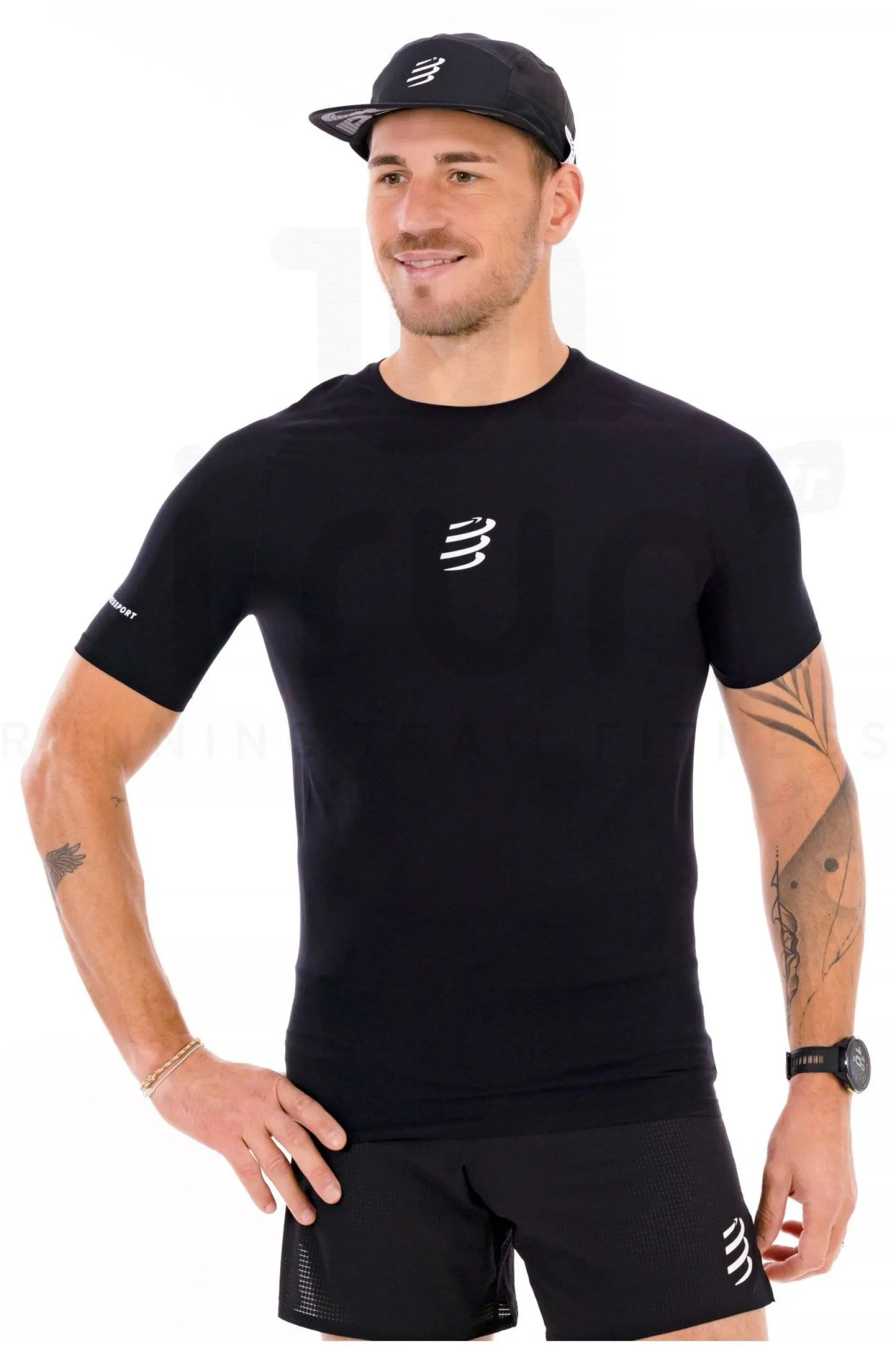 Homme Compressport Manches Courtes^Trail Racing