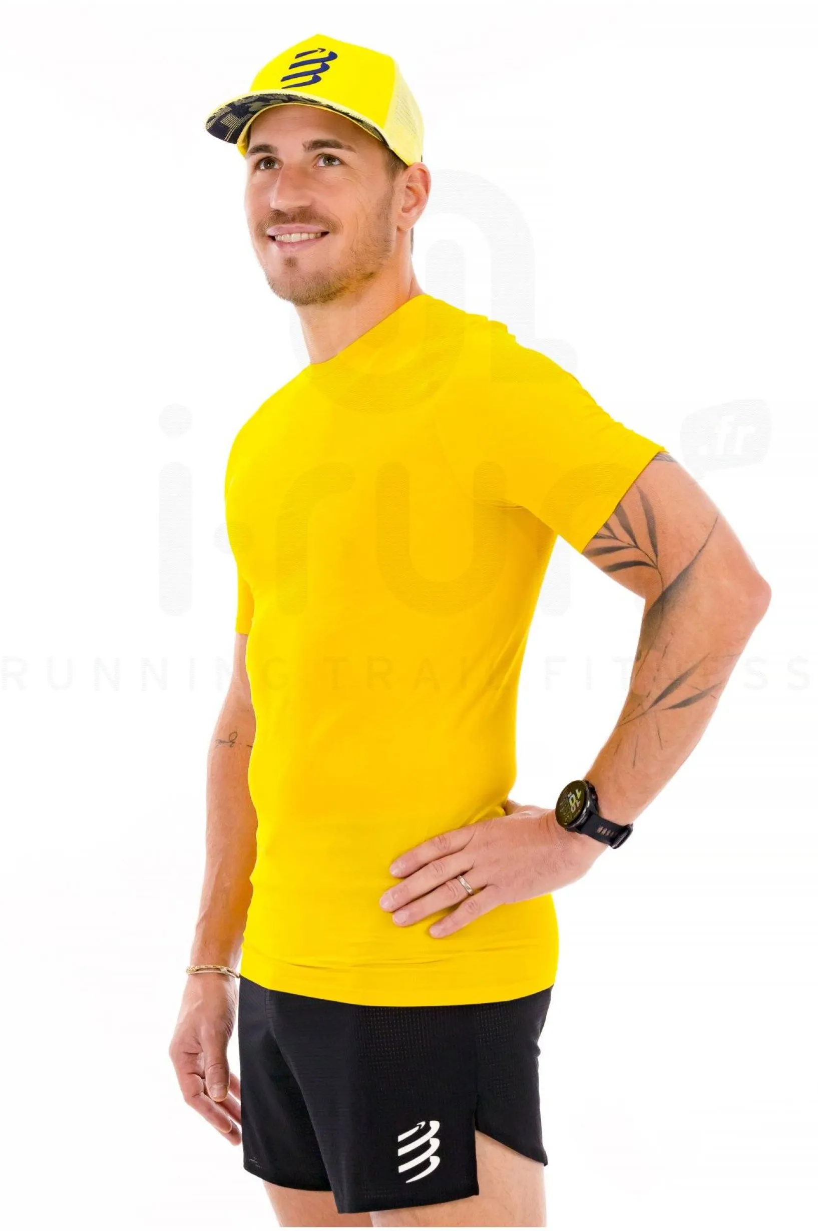 Homme Compressport Manches Courtes^Trail Racing