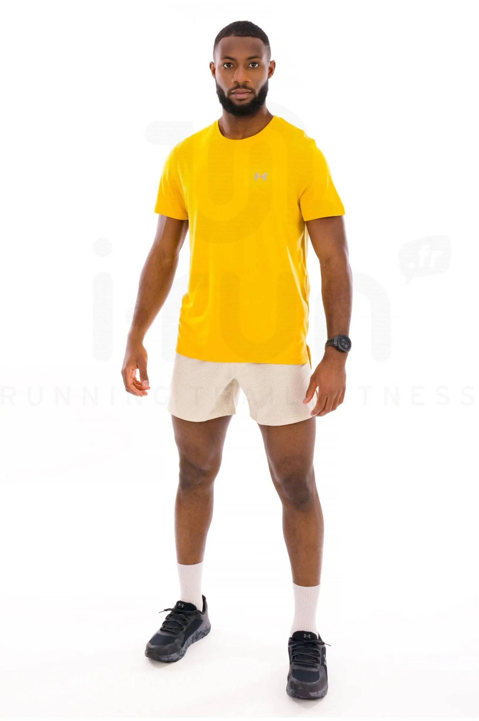 Homme Under Armour Manches Courtes^Trail Run