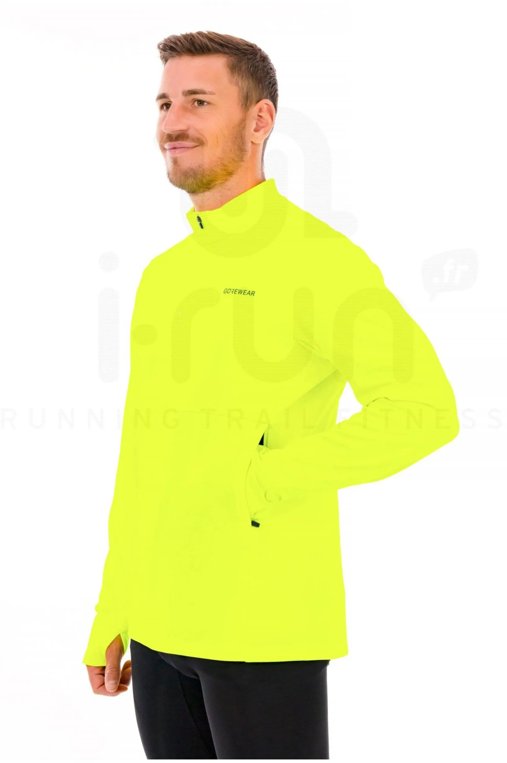 Homme Gorewear Manches Longues^Training Thermo 1/4 Zip