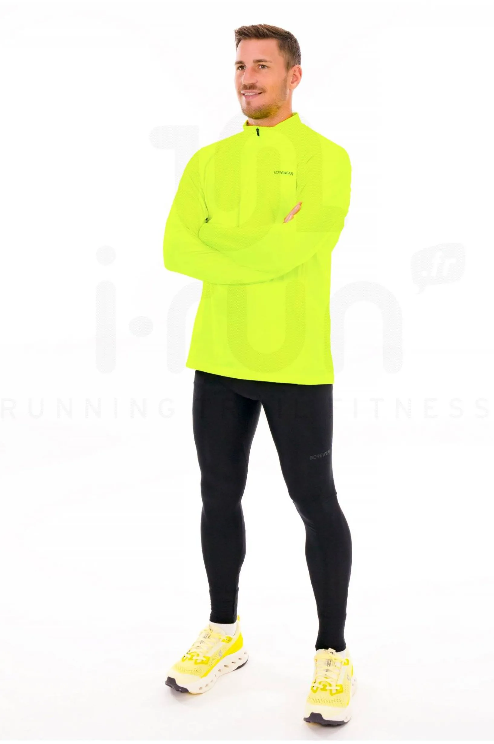 Homme Gorewear Manches Longues^Training Thermo 1/4 Zip