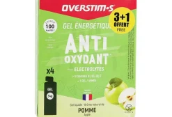 OVERSTIMS Gels^Étui Gels Liquides Antioxydant 3+1 - Pomme verte