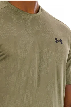 Homme Under Armour Manches Courtes^UA Tech Vent Jacquard