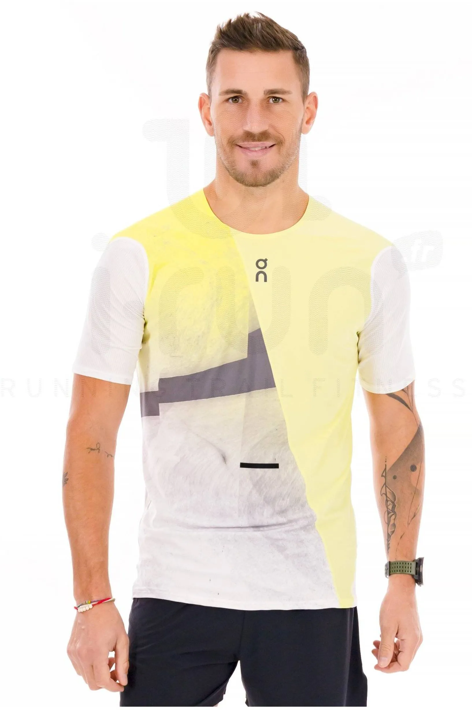 Homme On-Running Manches Courtes^Ultra-T