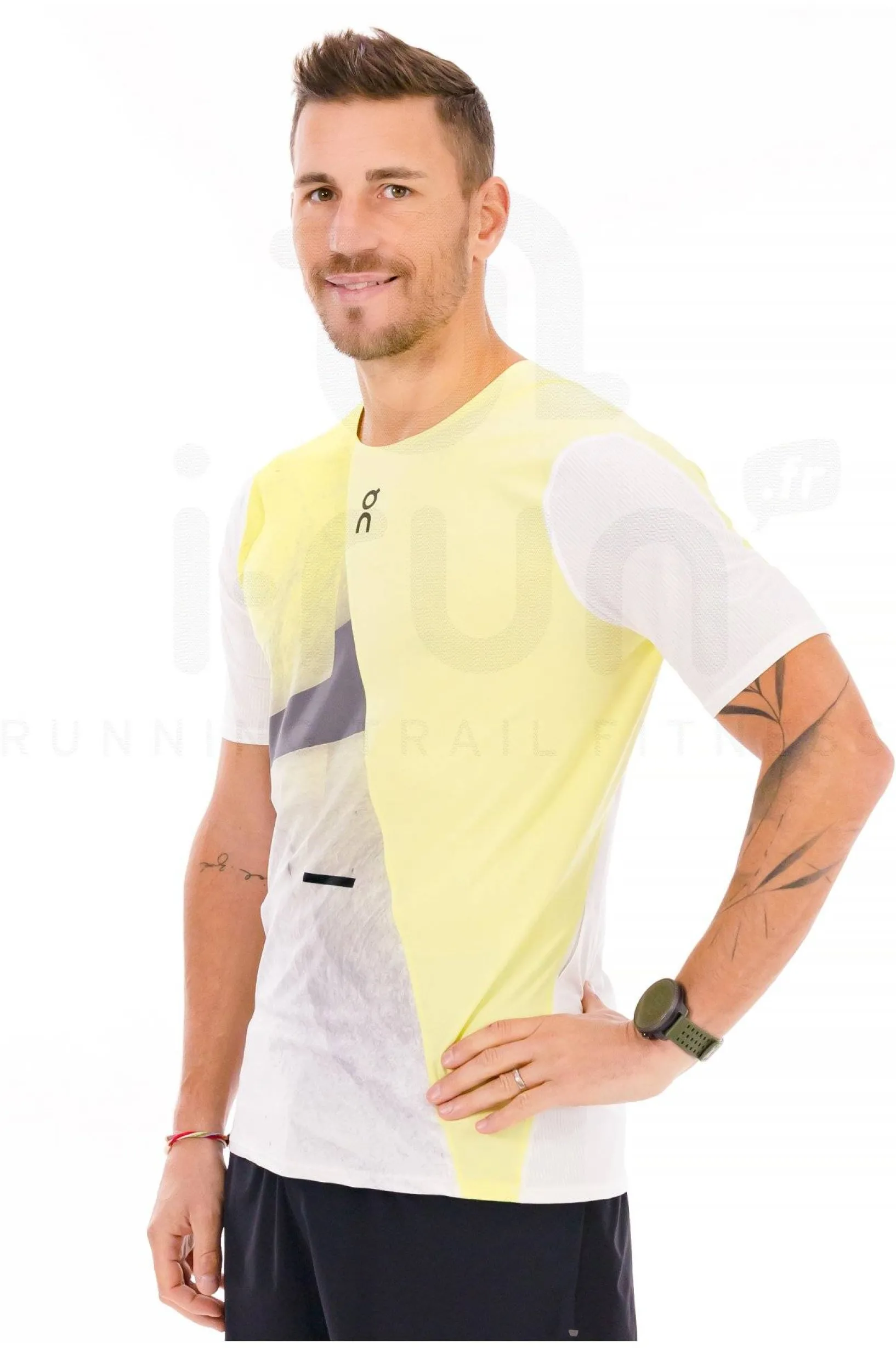 Homme On-Running Manches Courtes^Ultra-T