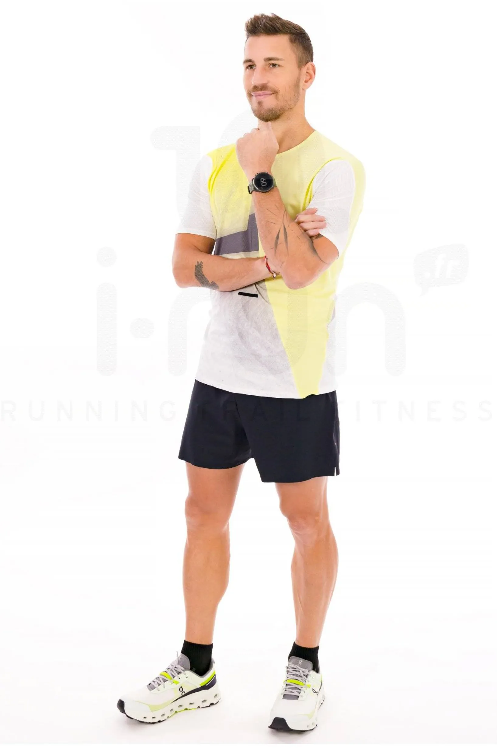 Homme On-Running Manches Courtes^Ultra-T