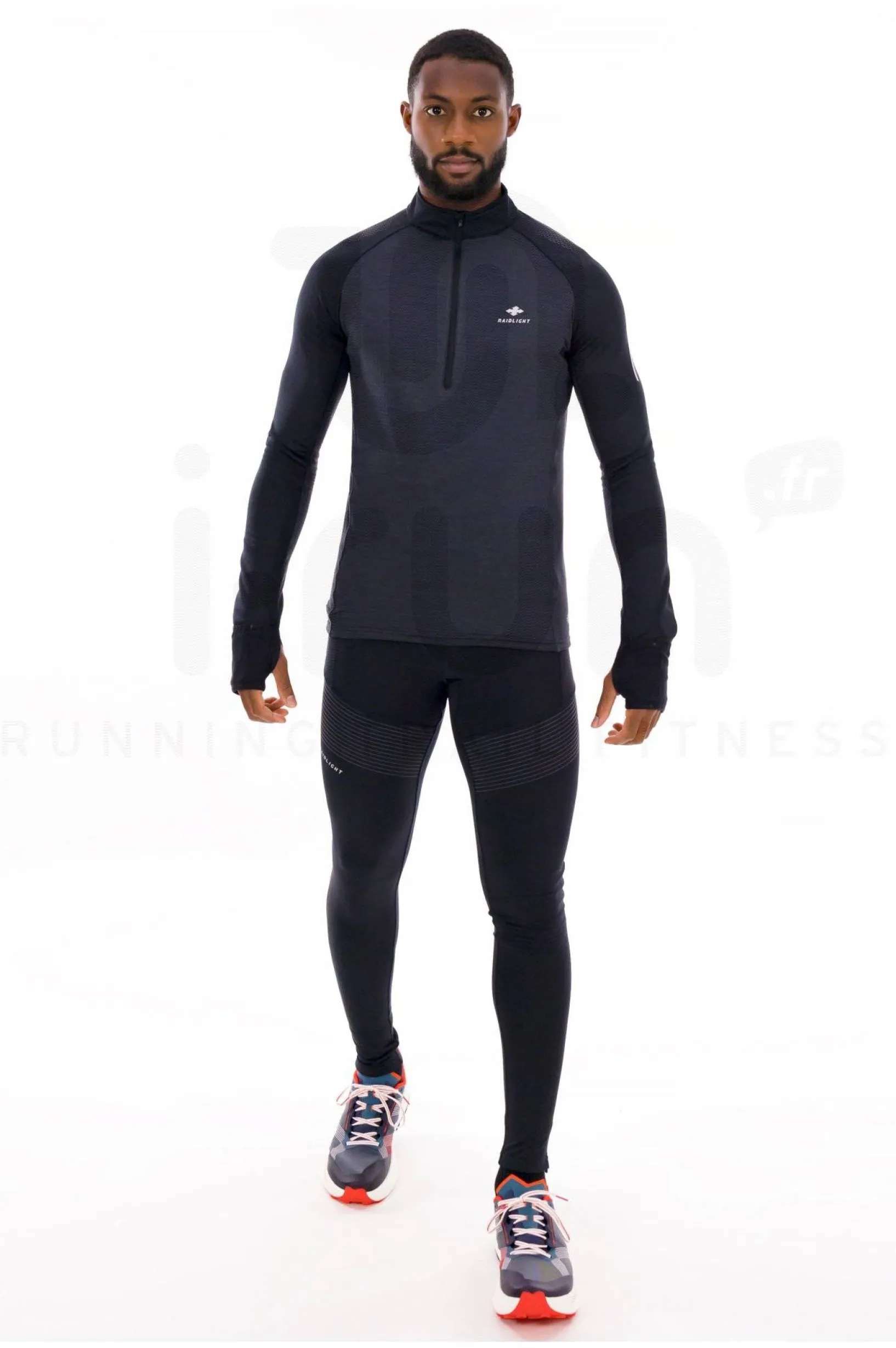 Homme Raidlight Manches Longues^Wintertrail 1/2 Zip