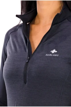 Femme Raidlight Manches Longues^Wintertrail 1/2 Zip femme
